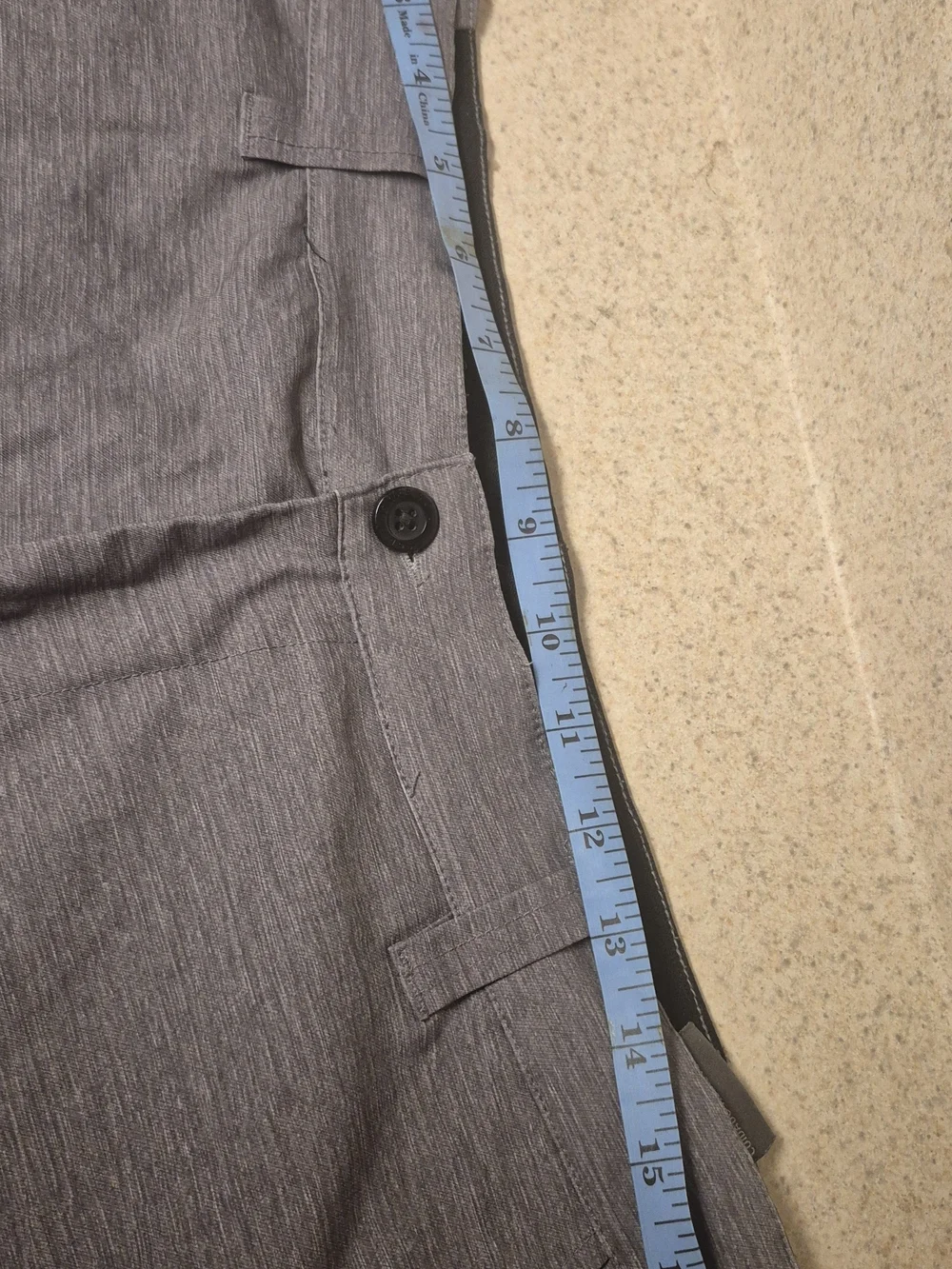 Hawke & Co Men's Performance Grey Stretch Shorts Size 34